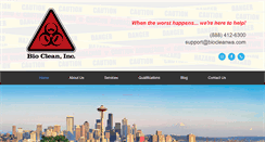 Desktop Screenshot of biocleanwa.com